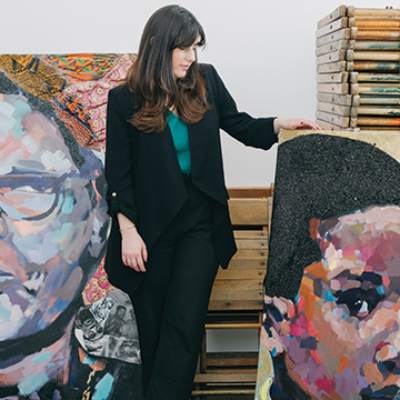 Art and activism blend perfectly for Bentley alumna Maria Rivero